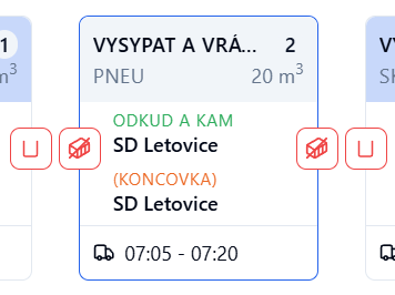 Obrázek špatného stavu vozidla